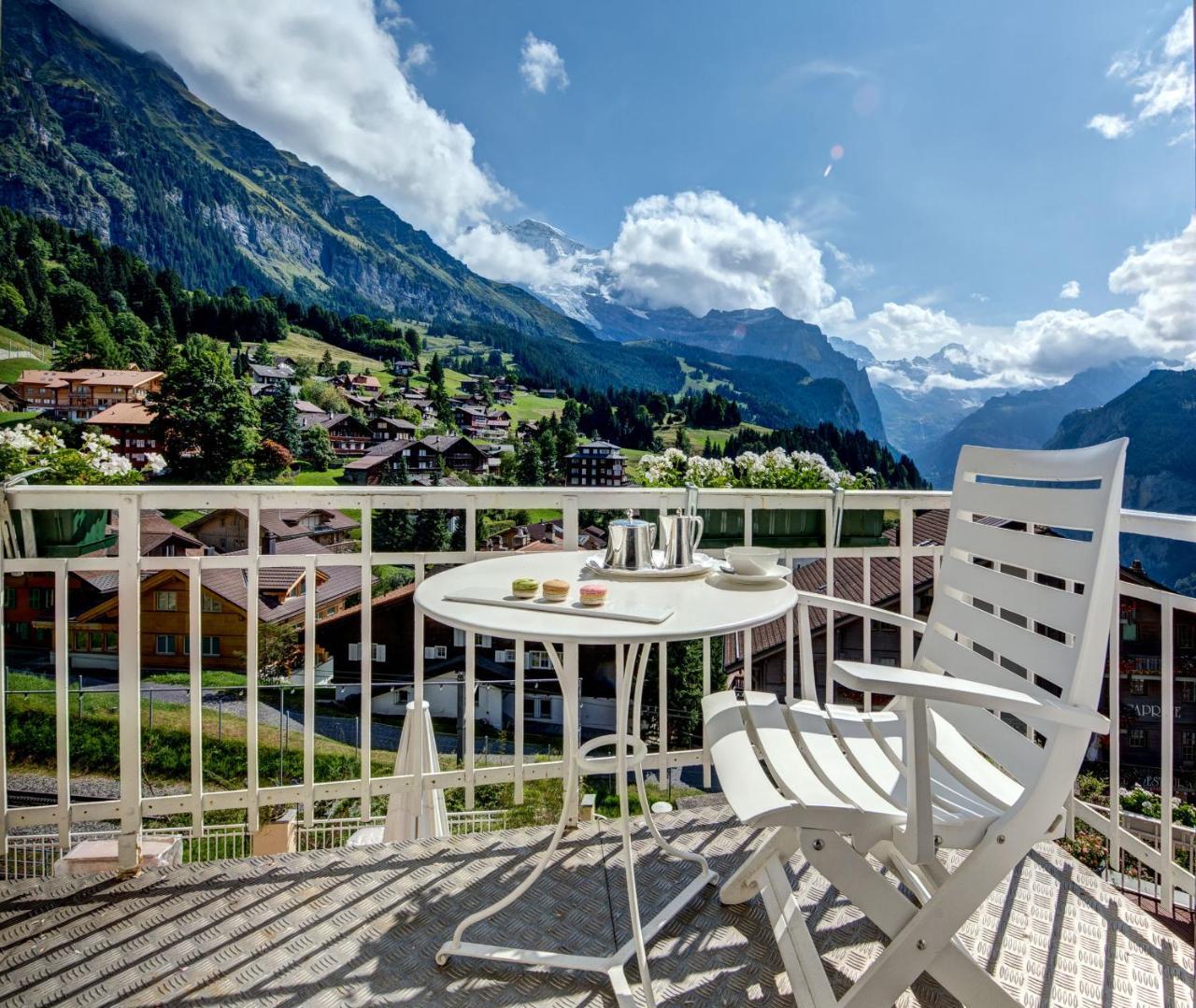 Hotel Regina Wengen Exterior foto